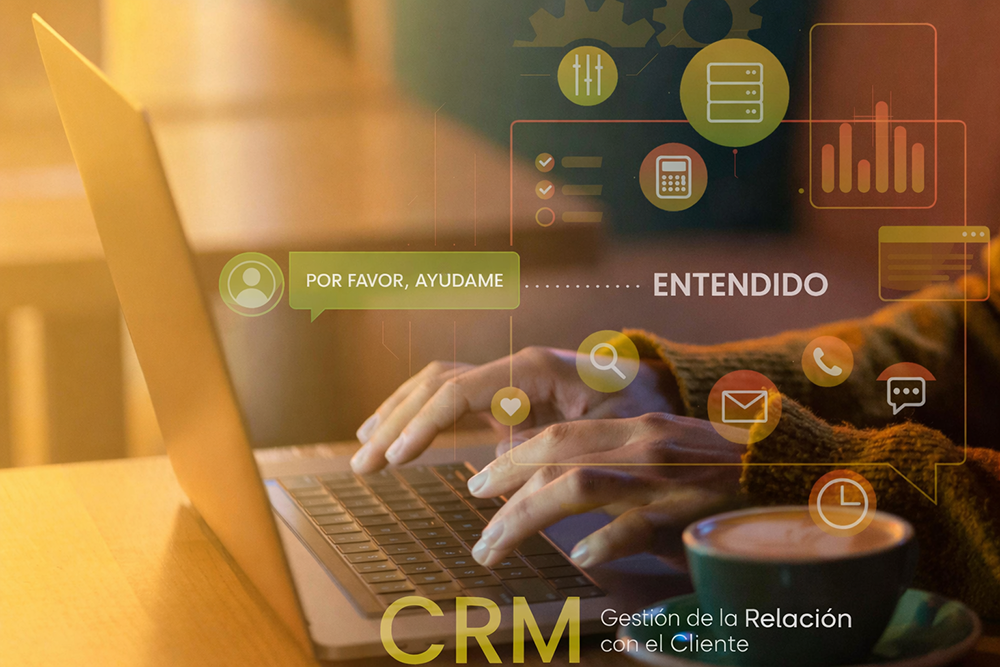 CRM en pantalla
